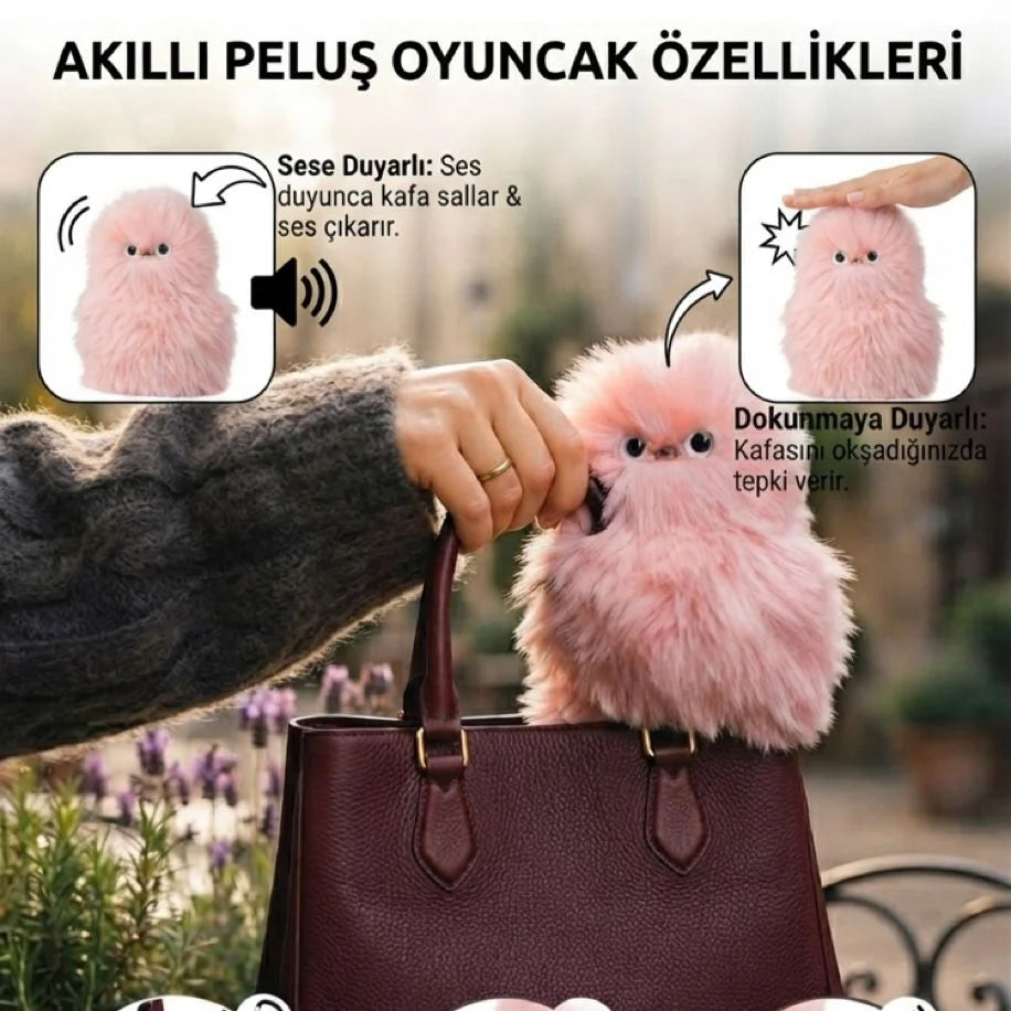 LumiPuf Mini Dostum – Çantaya Takılabilen Sevimli Peluş